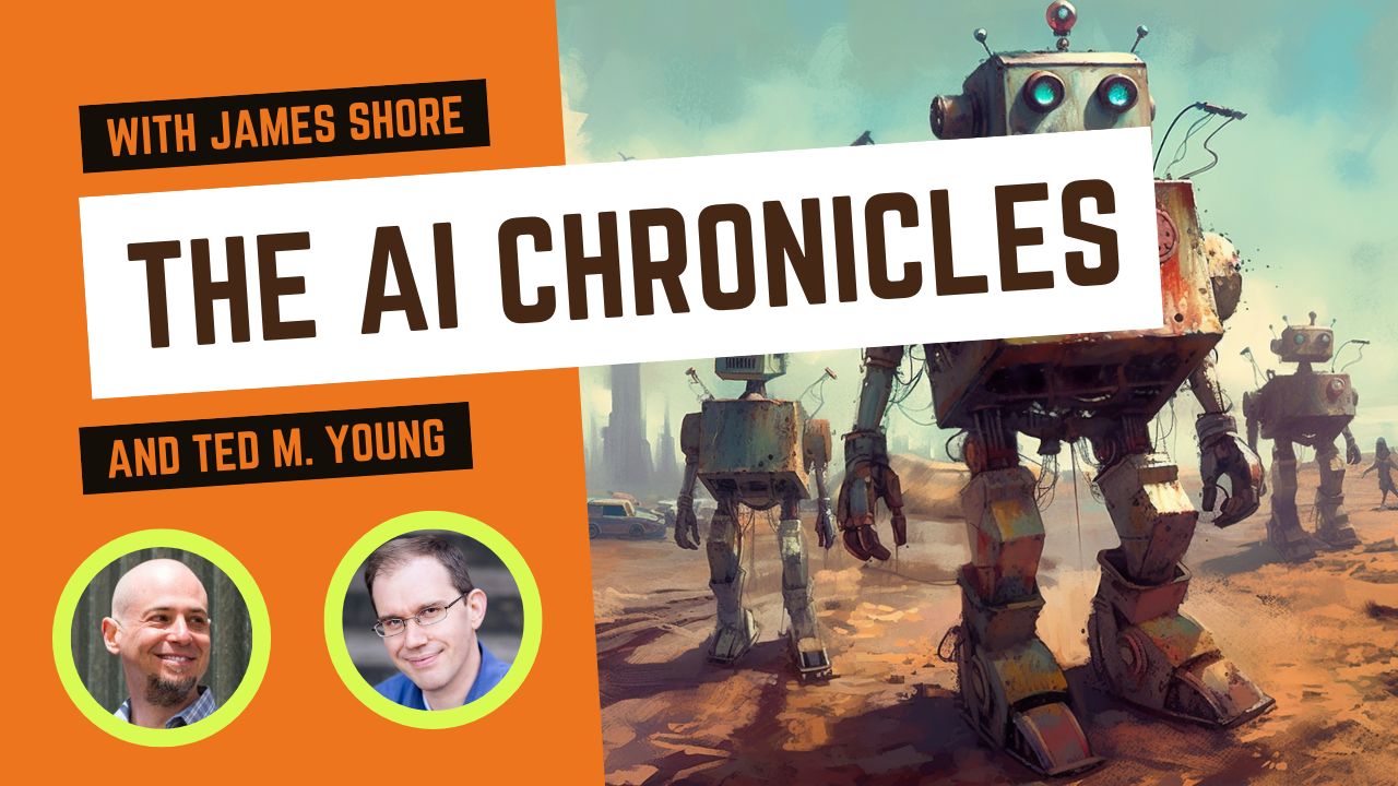 Title screen for 'AI Chronicles'
