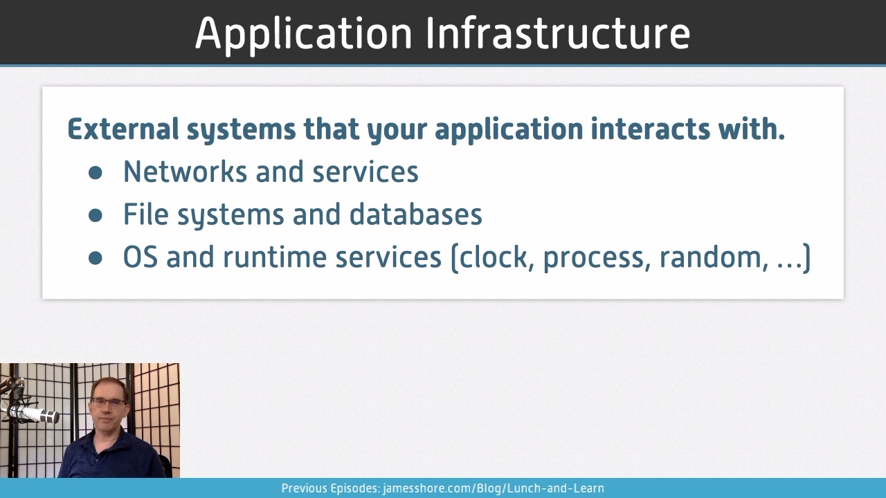 Screenshot of “Application Infrastructure” episode