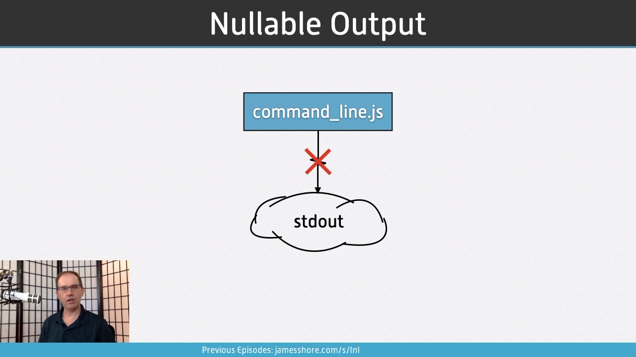 Screenshot of “Nullable Output” episode